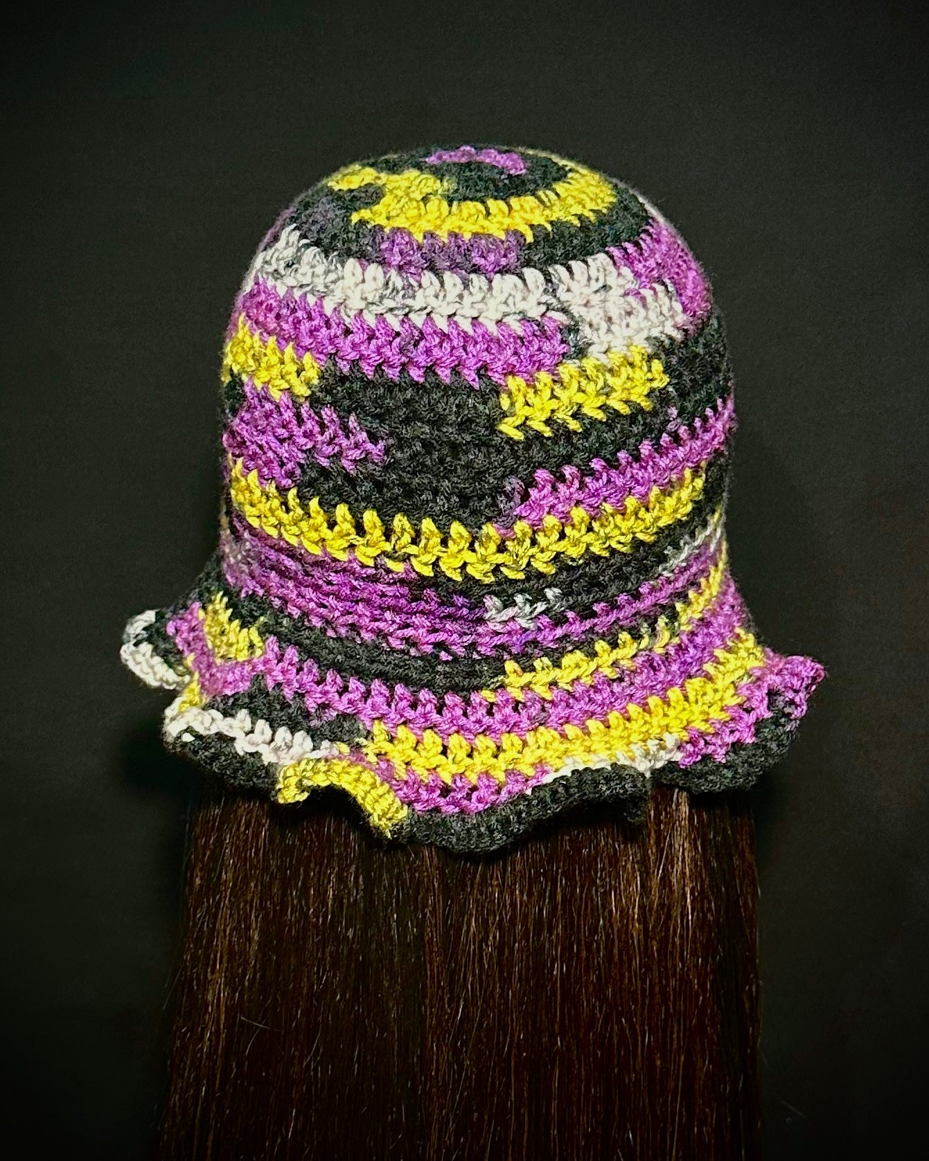 Pansy Flower Bucket Ruffle