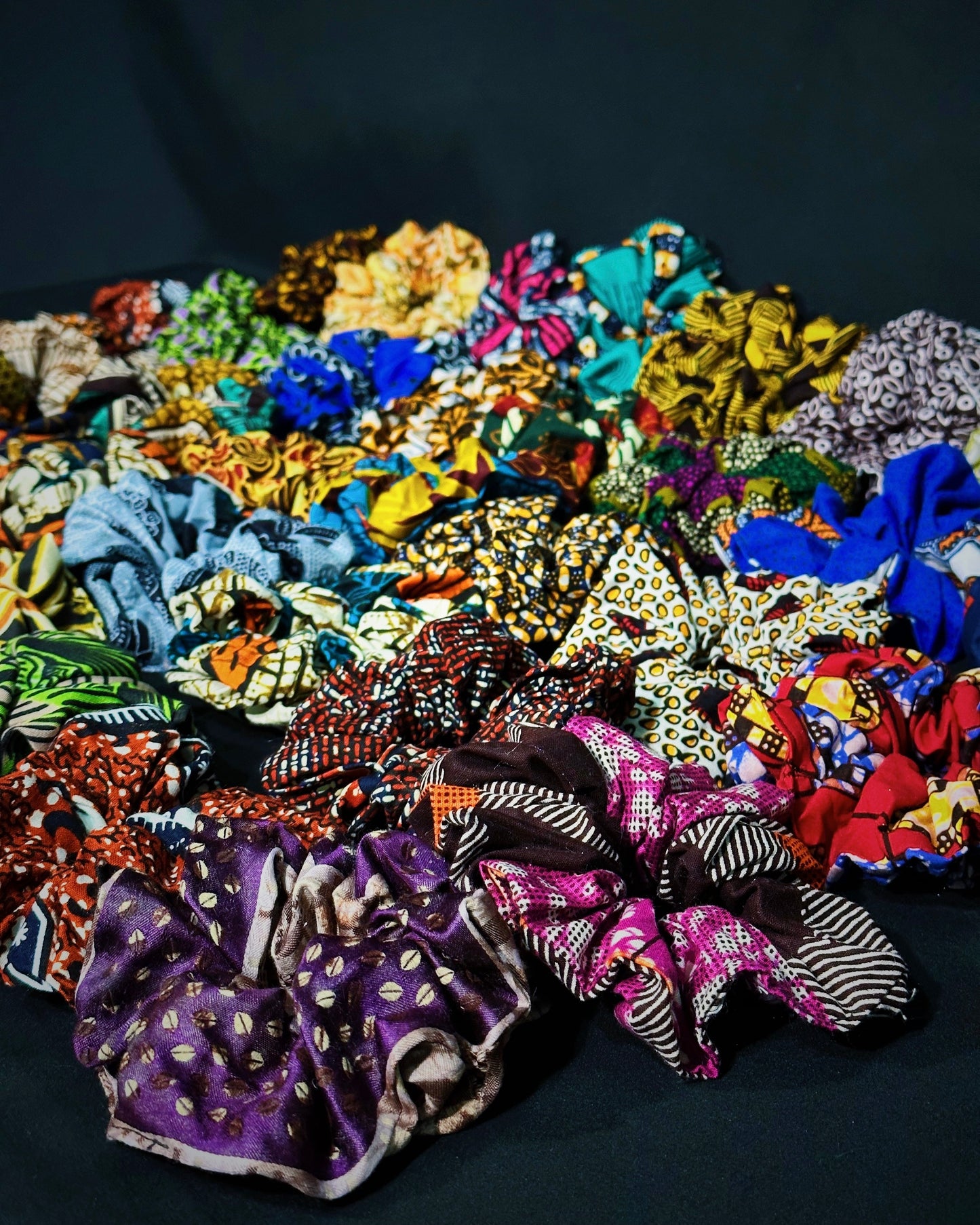 Random 3-Pack Ankara Scrunchie Bundle