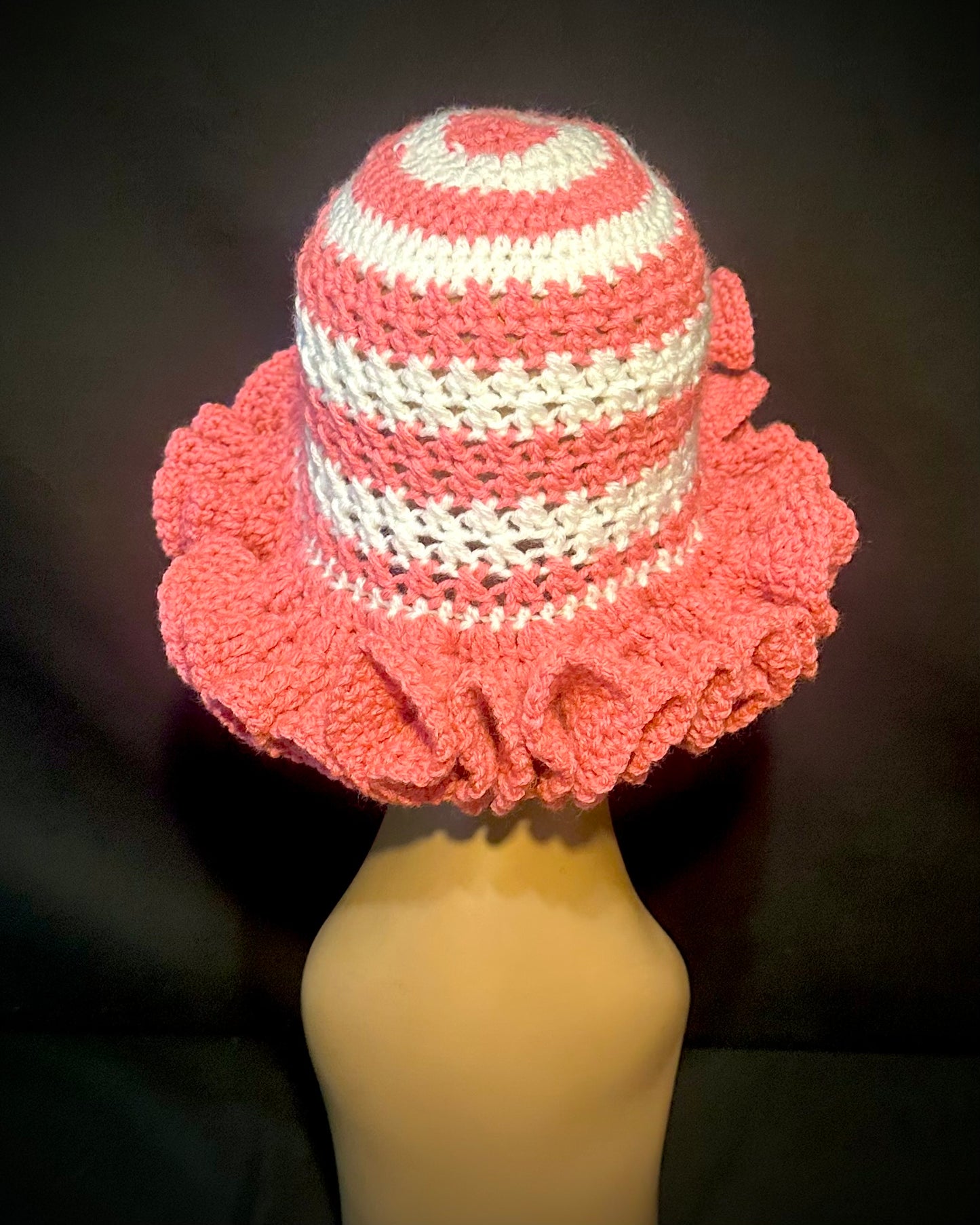 Pink Pearl Wide Ruffle