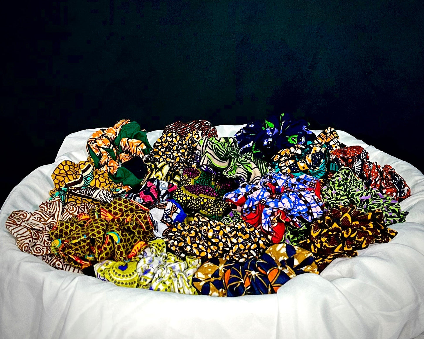 Random 3-Pack Ankara Scrunchie Bundle