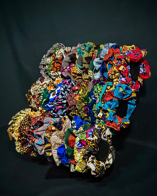 Random 10-Pack Ankara Scrunchie Bundle