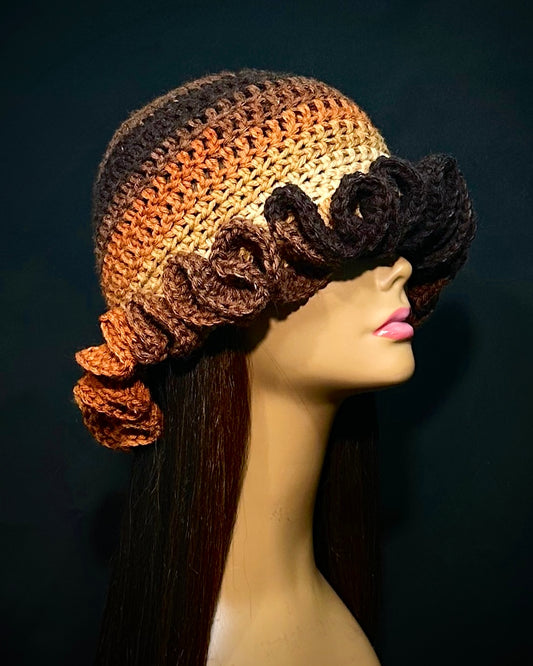 Cocoa Ombré Mini Ruffle