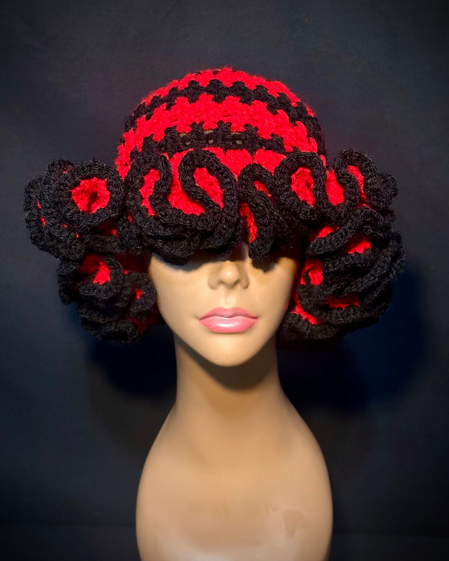 Lava Rose Wide Ruffle