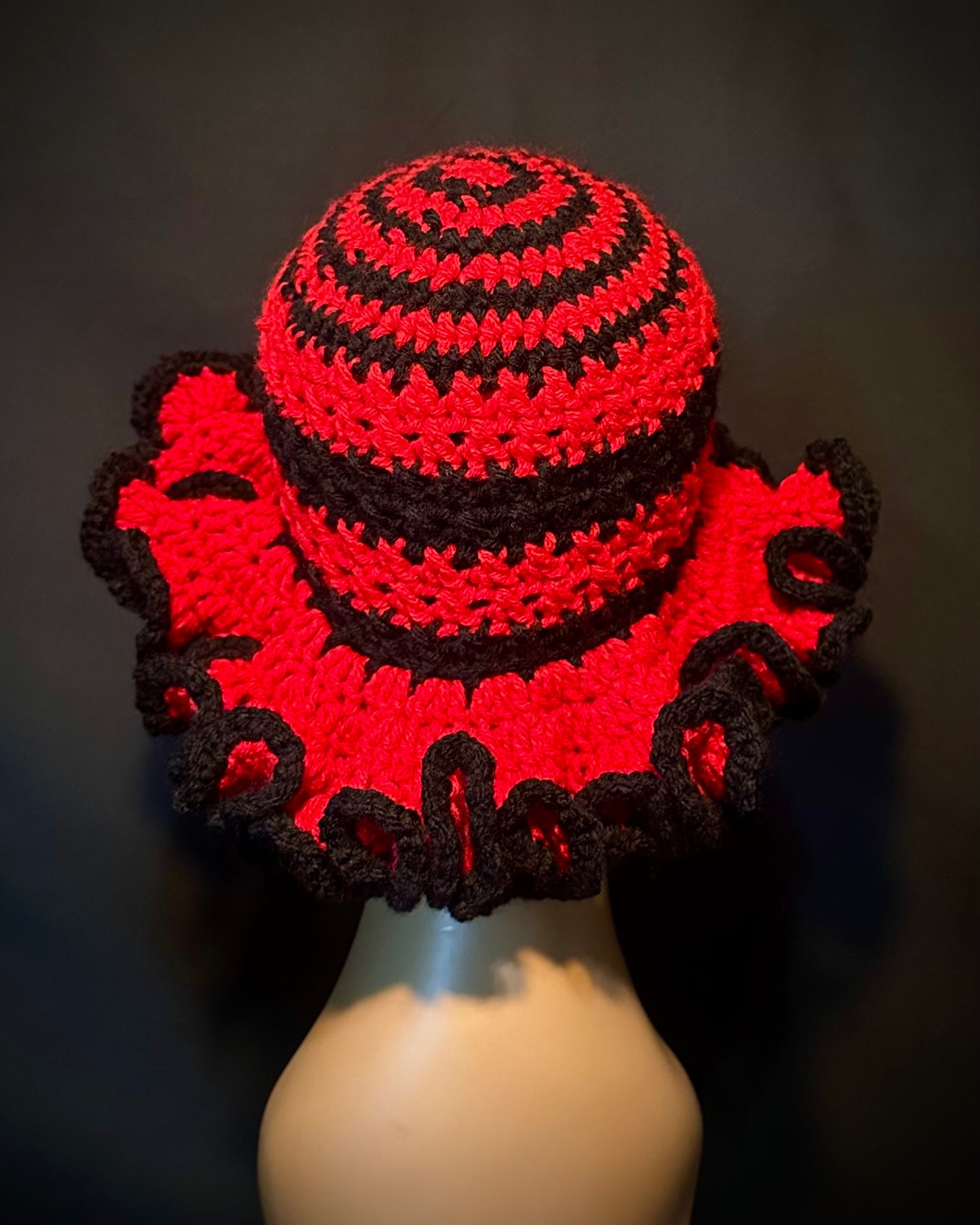 Lava Rose Wide Ruffle