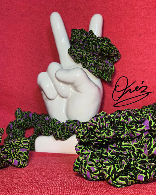 Random 5-Pack Ankara Scrunchie Bundle