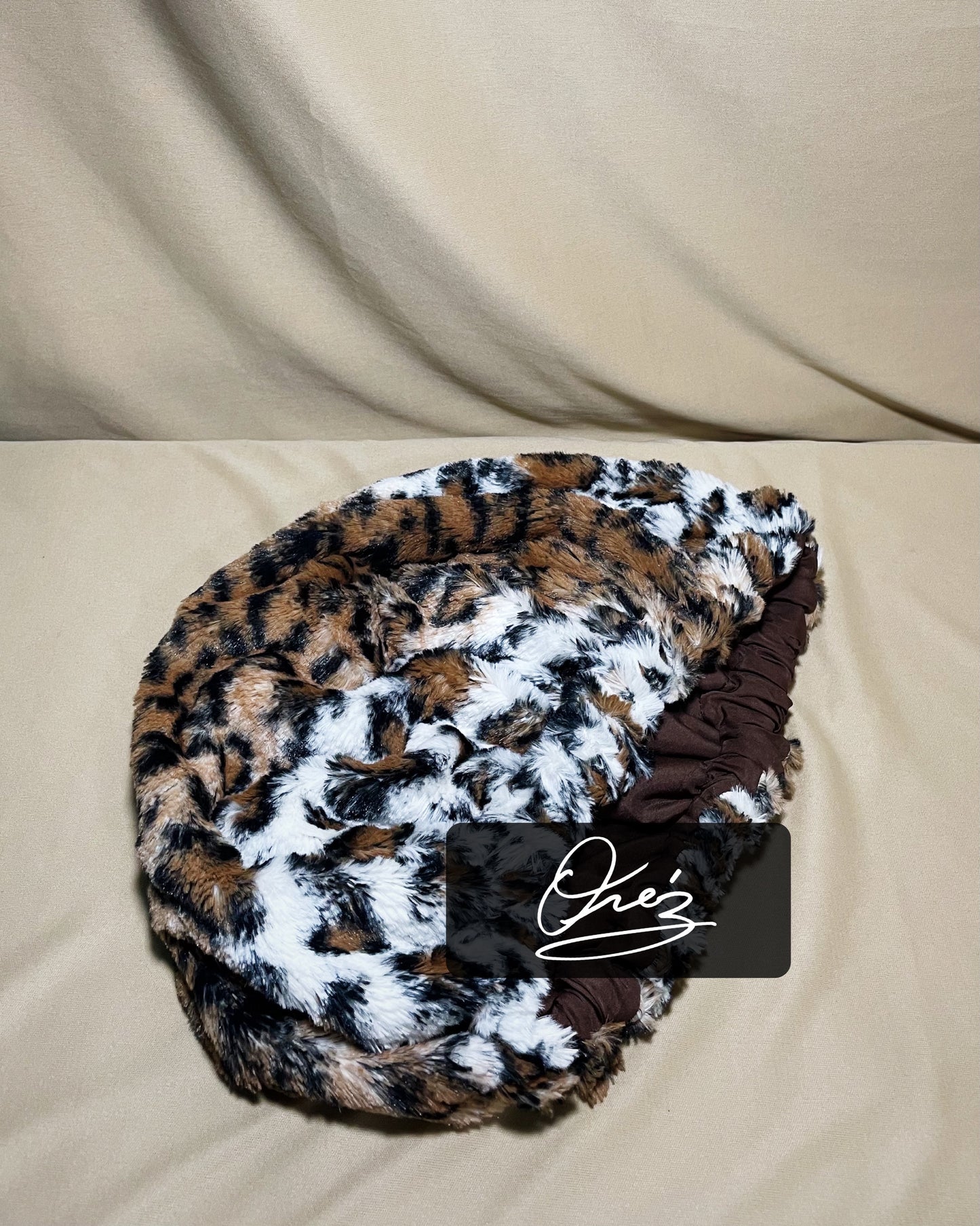 Wild Print Bonnet